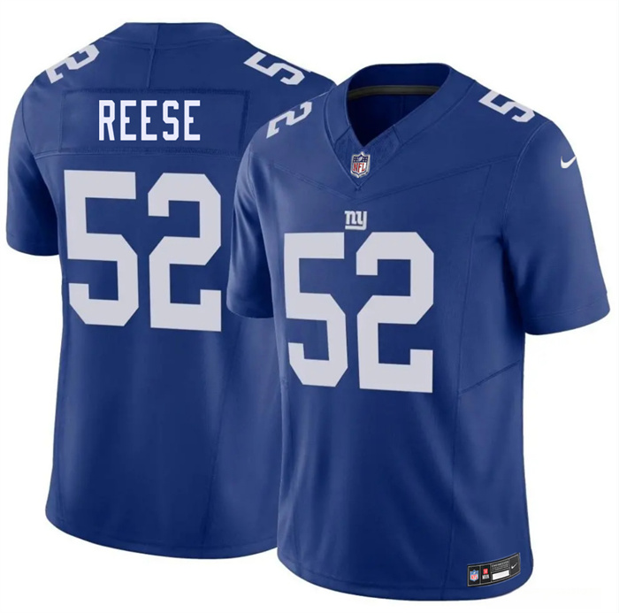 Men's New York Giants #52 Arvell Reese Blue 2026 Draft F.U.S.E. Vapor Untouchable Limited Stitched Jersey