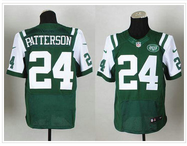 New York Jets #24 Dimitri Patterson Green Team Color NFL Elite Jersey