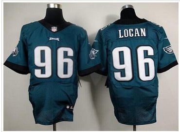 New Philadelphia Eagles #96 Bennie Logan Midnight Green Team Color NFL New Elite Jersey