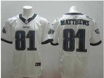 New Philadelphia Eagles #81 Jordan Matthews White NFL New Elite Jersey
