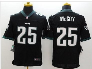 New Philadelphia Eagles #25 LeSean McCoy Black Alternate NFL Limited Jersey