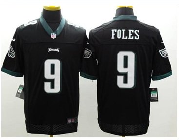 NEW Philadelphia Eagles #9 Nick Foles Black Alternate NFL Limited Jersey