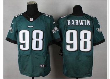 NEW Philadelphia Eagles #98 Connor Barwin Midnight Green Team Color NFL New Elite Jersey