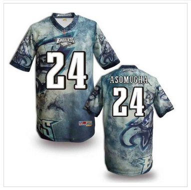 Philadelphia Eagles #24 ASOMUGHA Men's Stitched NFL Elite Fanatical Version Jersey (4)