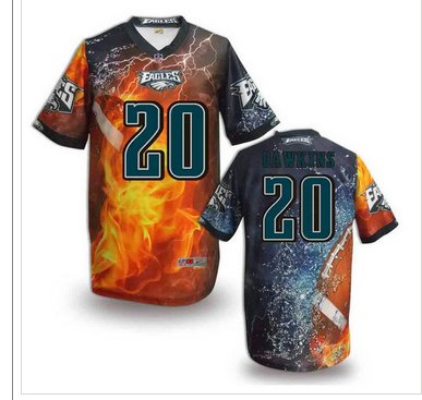 Philadelphia Eagles #20 DAWKINS Men's Stitched NFL Elite Fanatical Version Jersey (5)