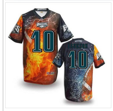Philadelphia Eagles #10 JACKSON Men's Stitched NFL Elite Fanatical Version Jersey (5)