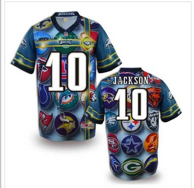 Philadelphia Eagles #10 JACKSON Men's Stitched NFL Elite Fanatical Version Jersey (2)