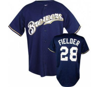 Milwaukee Brewers 28 P Fielder blue