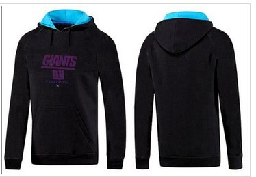 New York Giants Critical Victory Pullover Hoodie Black & Blue