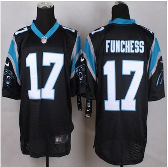 New Carolina Panthers #17 Devin Funchess Black Team Color Men's Stitched NFL Elite Jersey