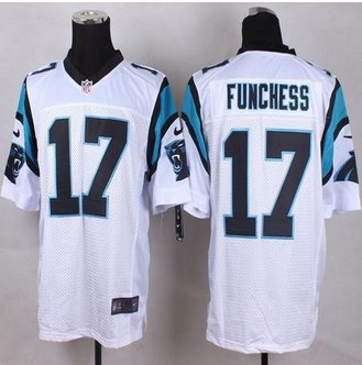 New Carolina Panthers #17 Devin Funchess White Men's Stitched NFL Elite Jersey