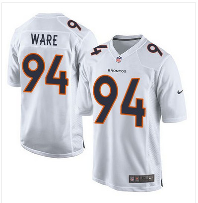 Nike Broncos #94 DeMarcus Ware White Men's Stitched NFL Game Event Jersey