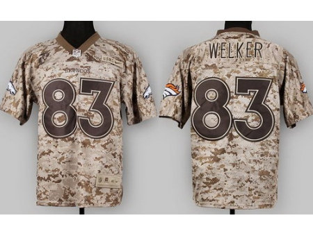 NEW Denver Broncos 83 Wes Welker Camo US.Mccuu NFL Jerseys