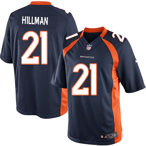 Men's Nike Denver Broncos #21 Ronnie Hillman Limited Navy Blue Alternate NFL Jersey