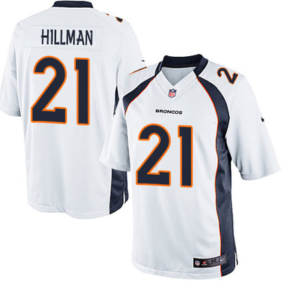 Men's Nike Denver Broncos #21 Ronnie Hillman Limited White NFL Jersey