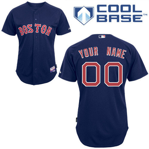 Boston Red Sox Personalized custom Blue Jersey