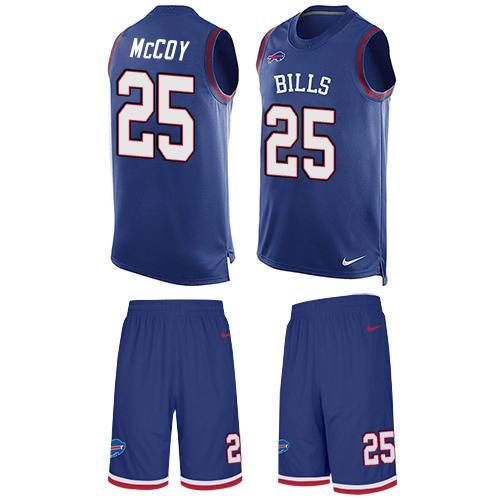 Nike Bills #25 LeSean McCoy Royal Blue Team Color Men's Stitched NFL Limited Tank Top Suit Jerseyv