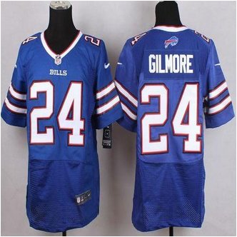 New Buffalo Bills #24 Stephon Gilmore Royal Blue Team Color Men's Stitched NFL New Elite jersey