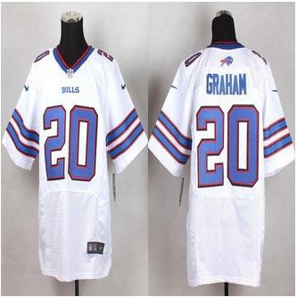 New Buffalo Bills #20 Corey Graham White Men's Stitched NFL New Elite Jersey