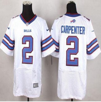 New Buffalo Bills #2 Dan Carpenter White Men's Stitched NFL New Elite Jersey