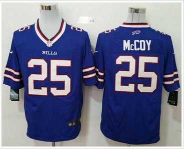 New Buffalo Bills #25 LeSean McCoy Royal Blue Team Color Men's Stitched NFL Game Jersey