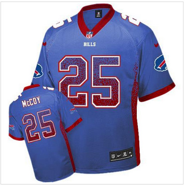 NEW Buffalo Bills #25 LeSean McCoy Royal Blue Team Color Men's Stitched NFL Elite Drift Fashion jersey