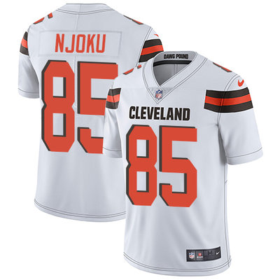 Nike Browns #85 David Njoku White Men's Stitched NFL Vapor Untouchable Limited Jersey