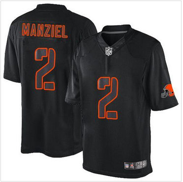 Cleveland Browns #2 Johnny Manziel Black NFL Impact Limited Jersey
