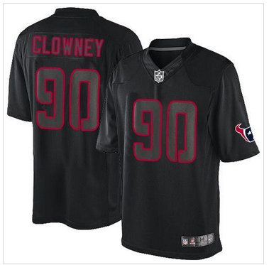Houston Texans #90 Jadeveon Clowney Black NFL Impact Limited Jersey