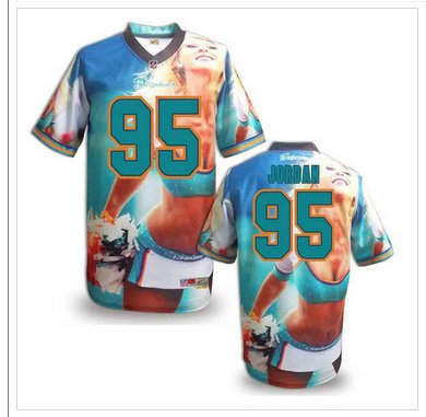 Miami Dolphins #95 JORDAN Men's Stitched NFL Elite Fanatical Version Jersey (6)