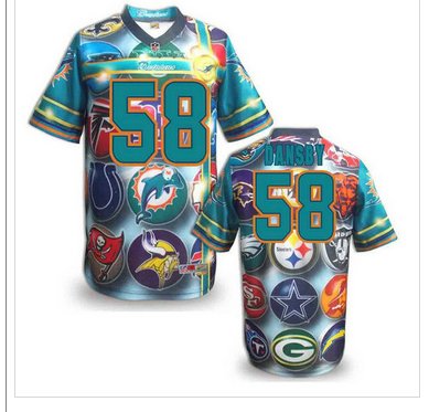 Miami Dolphins #58 DANSBY Men's Stitched NFL Elite Fanatical Version Jersey (8)