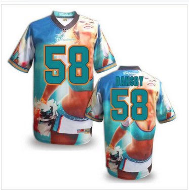 Miami Dolphins #58 DANSBY Men's Stitched NFL Elite Fanatical Version Jersey (6)