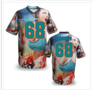 Miami Dolphins #68 INCOGNITO Men's Stitched NFL Elite Fanatical Version Jersey (7)