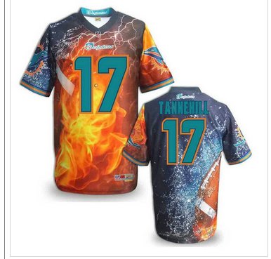 Miami Dolphins #17 TANNEHILL Men's Stitched NFL Elite Fanatical Version Jersey (5)