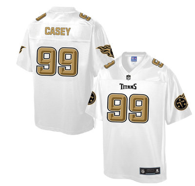 Nike Titans #99 Jurrell Casey White Men's NFL Pro Line Fashion Elite Jersey