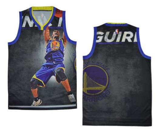 The warriors # 5 blank NBA jerseys（ Moments version）