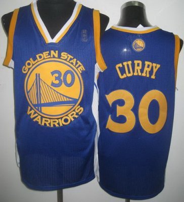 Golden State Warriors 30 Stephen Curry Blue Revolution 30 NBA Jerseys