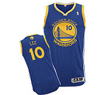 Golden State Warriors 10 David Lee Revolution 30 Authentic blue Jersey