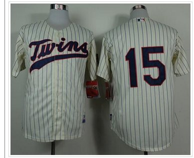 Minnesota Twins #15 Glen Perkins Cream Cool Base Baseball Jersey