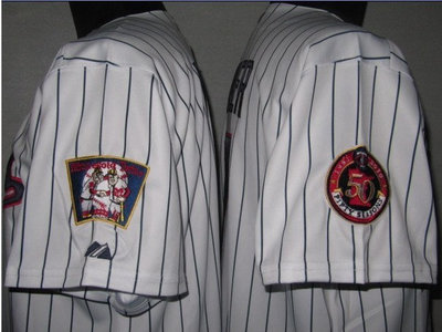 MLB Jerseys Minnesota Twins white 50th