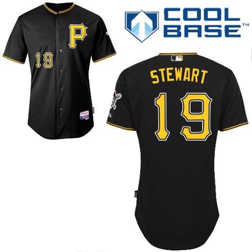 Pittsburgh Pirates #19Chris Stewart Authentic Andrew McCutchen Alternate black Jersey