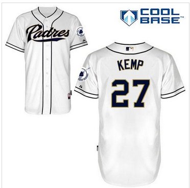 Pittsburgh Pirates #27 Matt Kemp White Cool Base Stitched Baseball Jersey