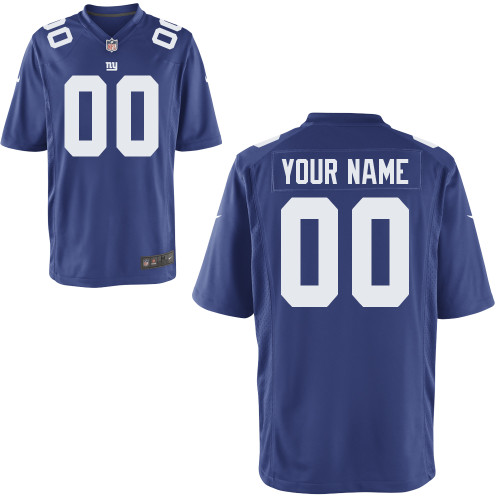Nike New York Giants Youth Customized Game Team Color Jersey