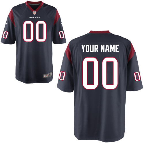 Nike Houston Texans Youth Customized Game Team Color Jersey