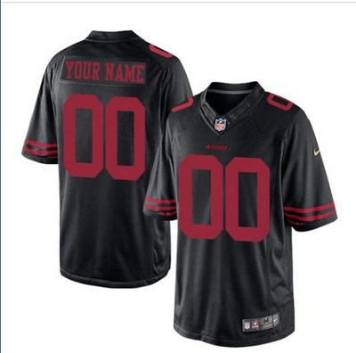 Youth Nike San Francisco 49ers Customized Limited Black NFL Jersey