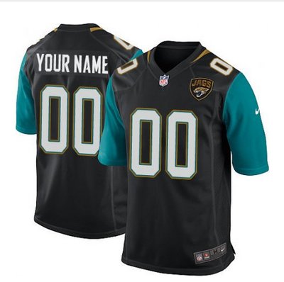 Youth Nike Jacksonville Jaguars Customized Elite Black Alternate NFL Jersey