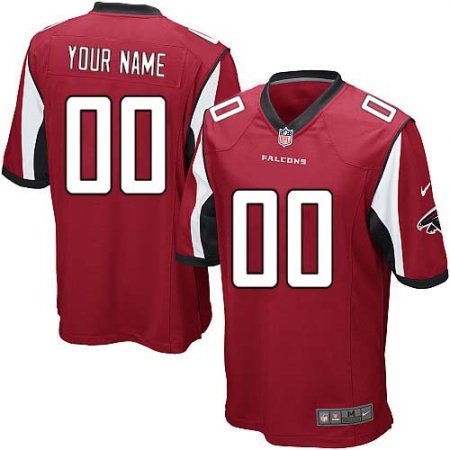 Youth Nike Atlanta Falcons Customized Limited Red Team Color NFL Jersey