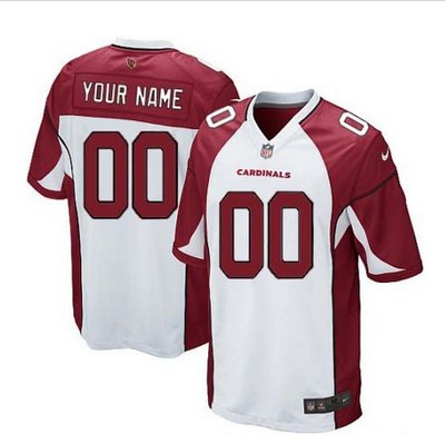 Youth Nike Arizona Cardinals Customized Elite White NFL Jersey