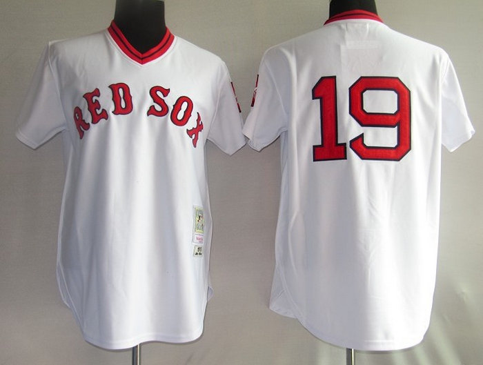 MLB Jerseys Boston Red Sox 19# Beckett white【M&N