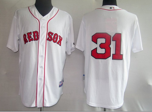 MLB Jerseys Boston Red Sox 31 Lester white 2